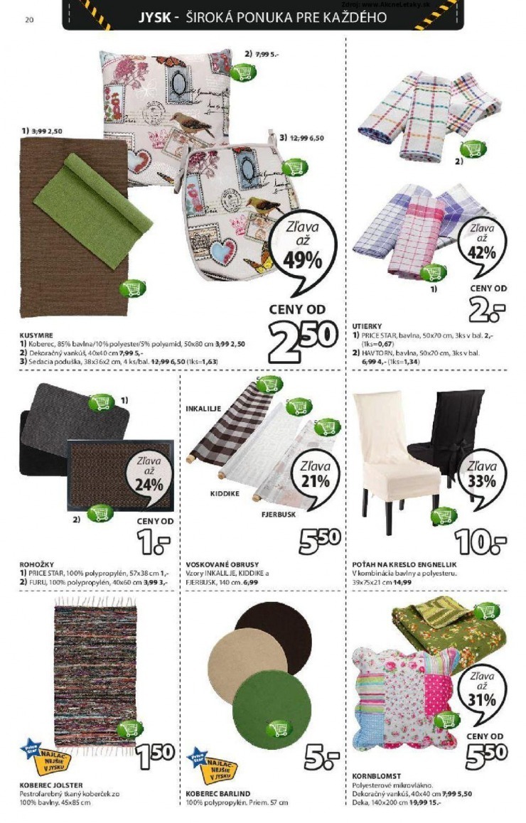 let�k ak�n� ponuka Jysk strana 20