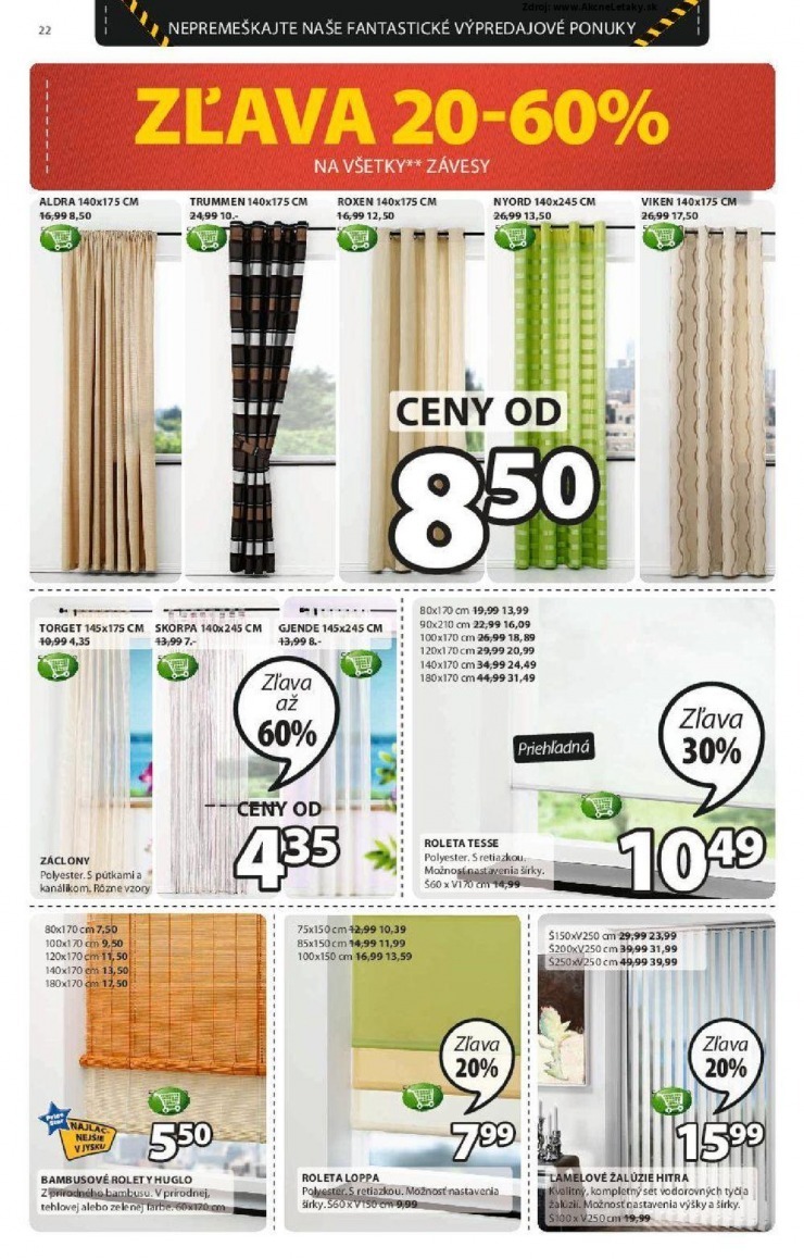 let�k ak�n� ponuka Jysk strana 22