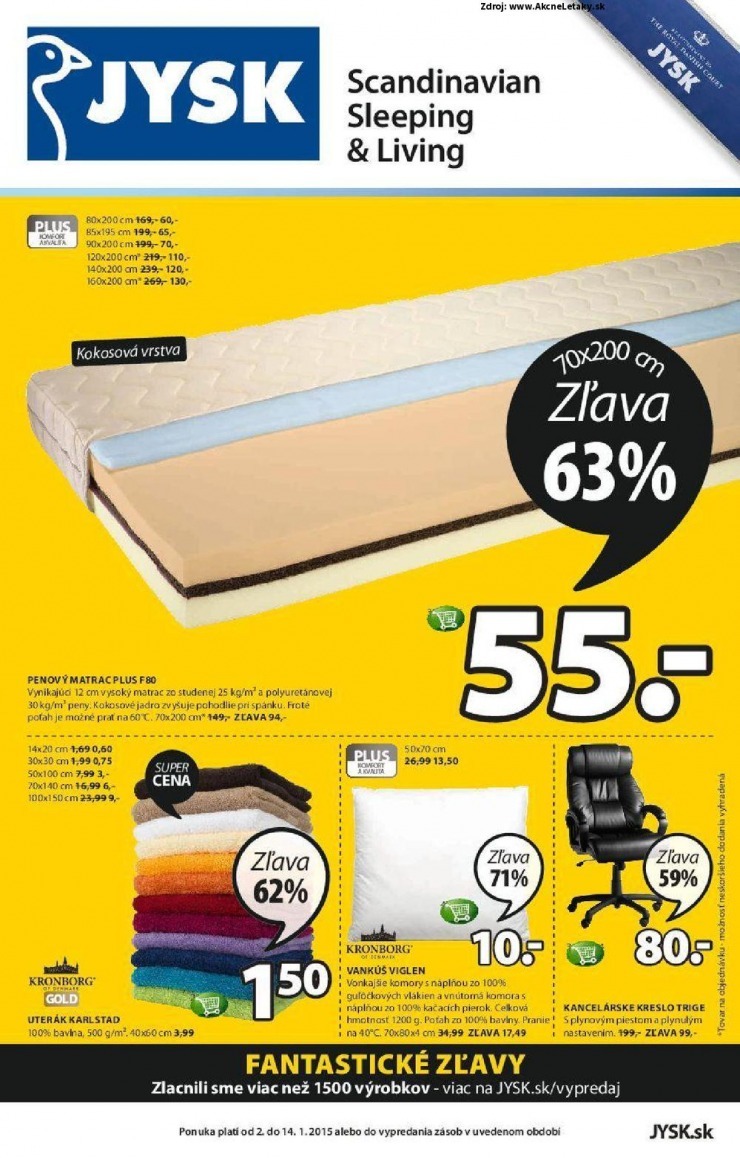 let�k Jysk extra ponuka strana 1
