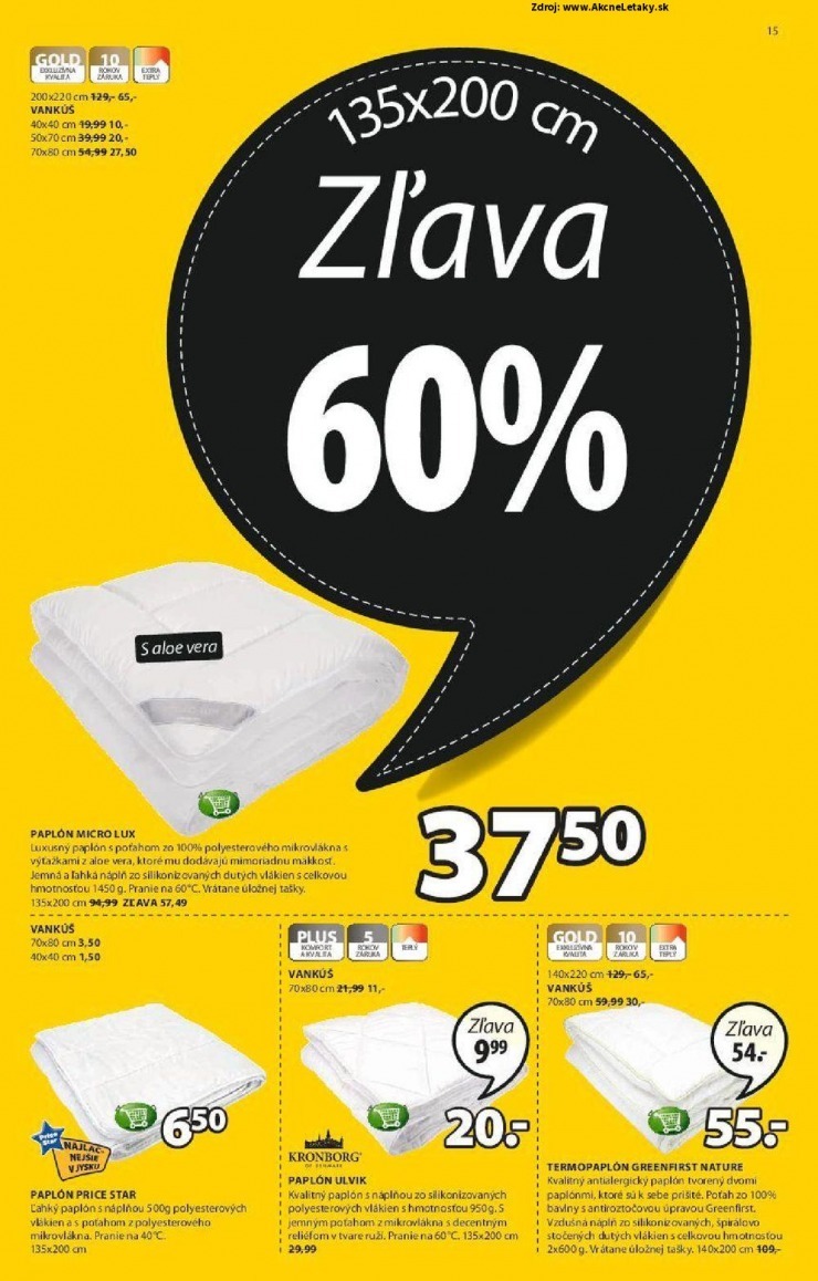 let�k Jysk extra ponuka strana 15