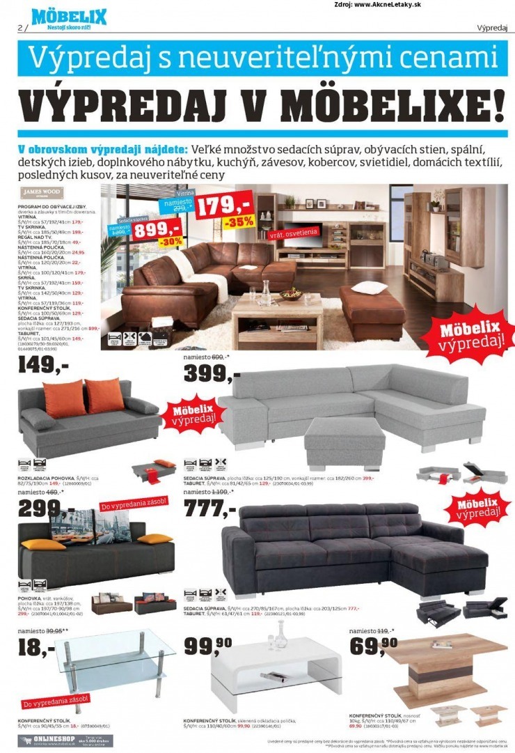 let�k ak�n� ponuka M�belix - Pre�ov strana 2