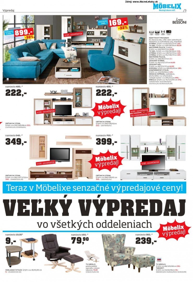 let�k ak�n� ponuka M�belix - Pre�ov strana 3