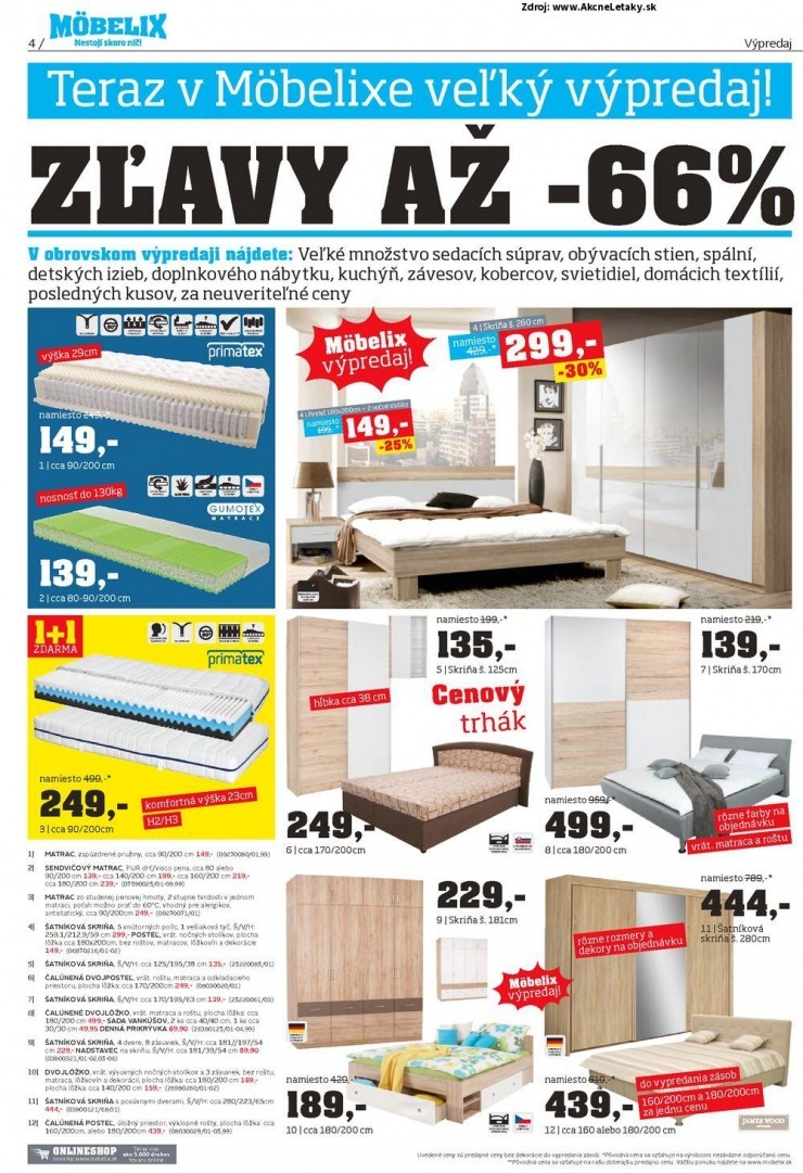 let�k ak�n� ponuka M�belix - Pre�ov strana 4