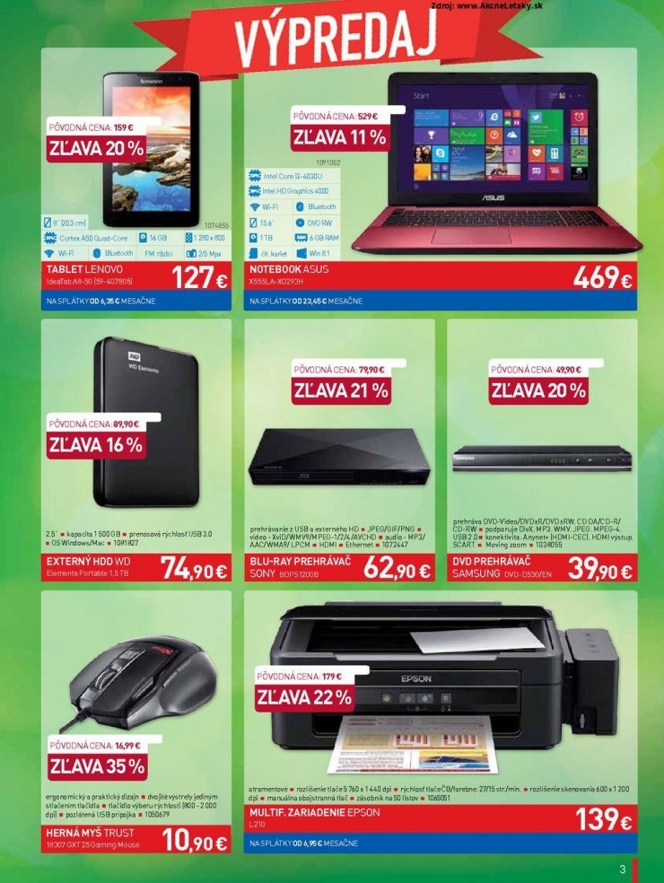 let�k let�k NAY Elektrodom - v�predaj strana 3