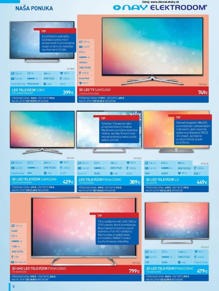 let�k let�k NAY Elektrodom - v�predaj strana 8