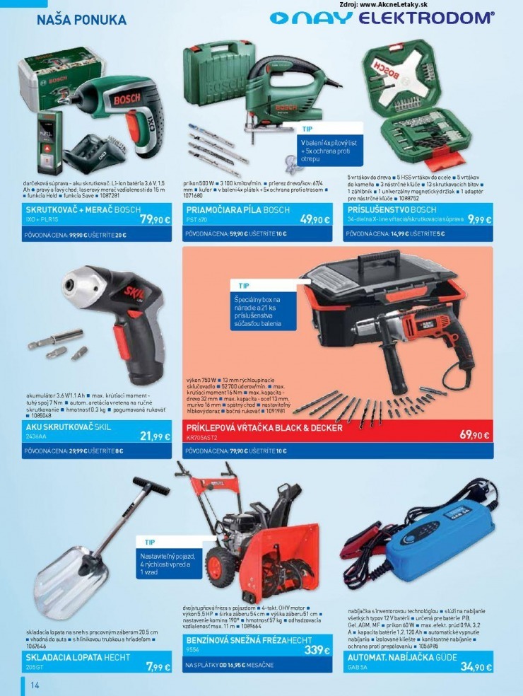 let�k let�k NAY Elektrodom - v�predaj strana 14