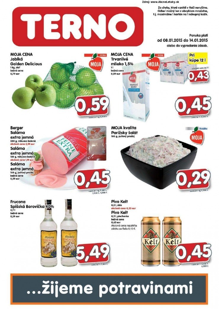 let�k TERNO ak�n� ponuka strana 1