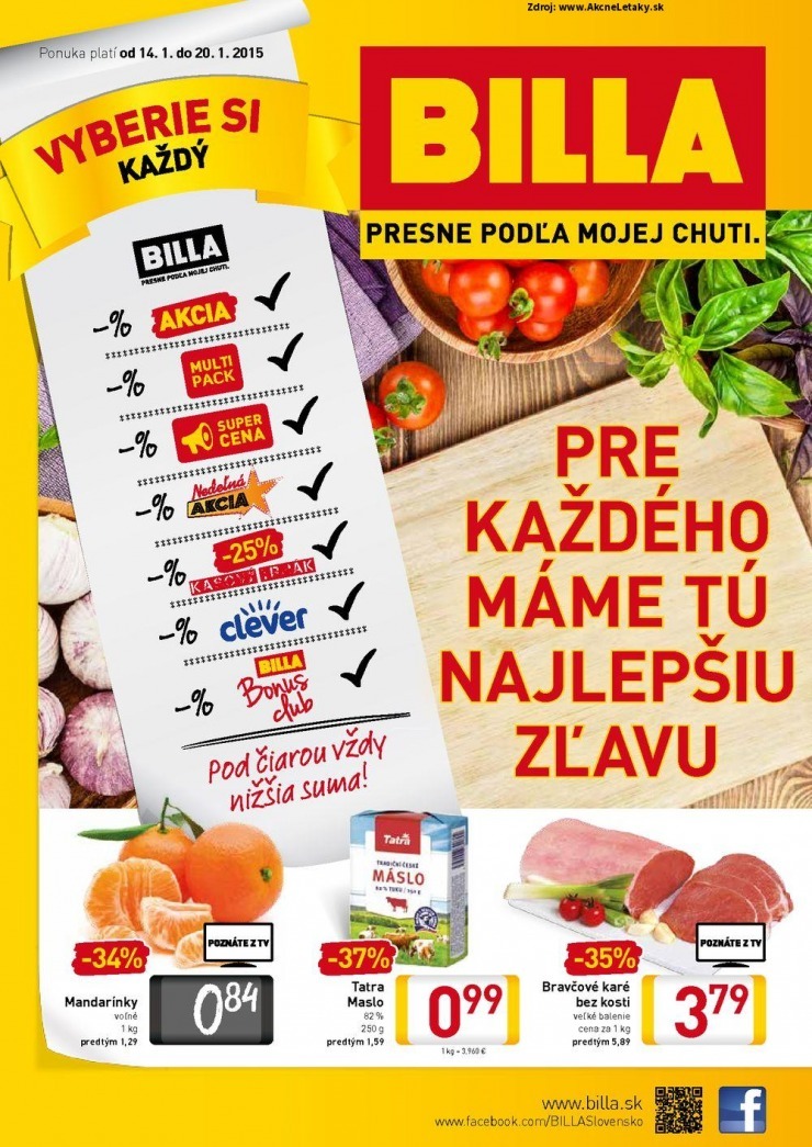 let�k aktu�lna ponuka Billa strana 1