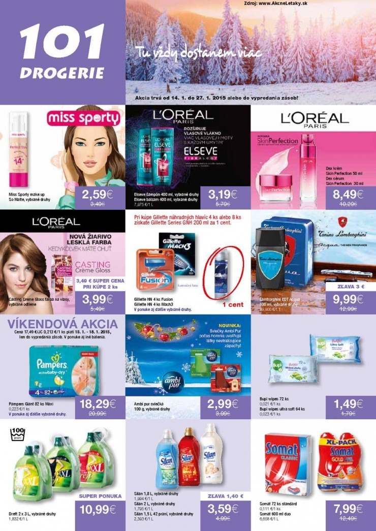 let�k akciov� ponuka 101 Drogerie strana 1