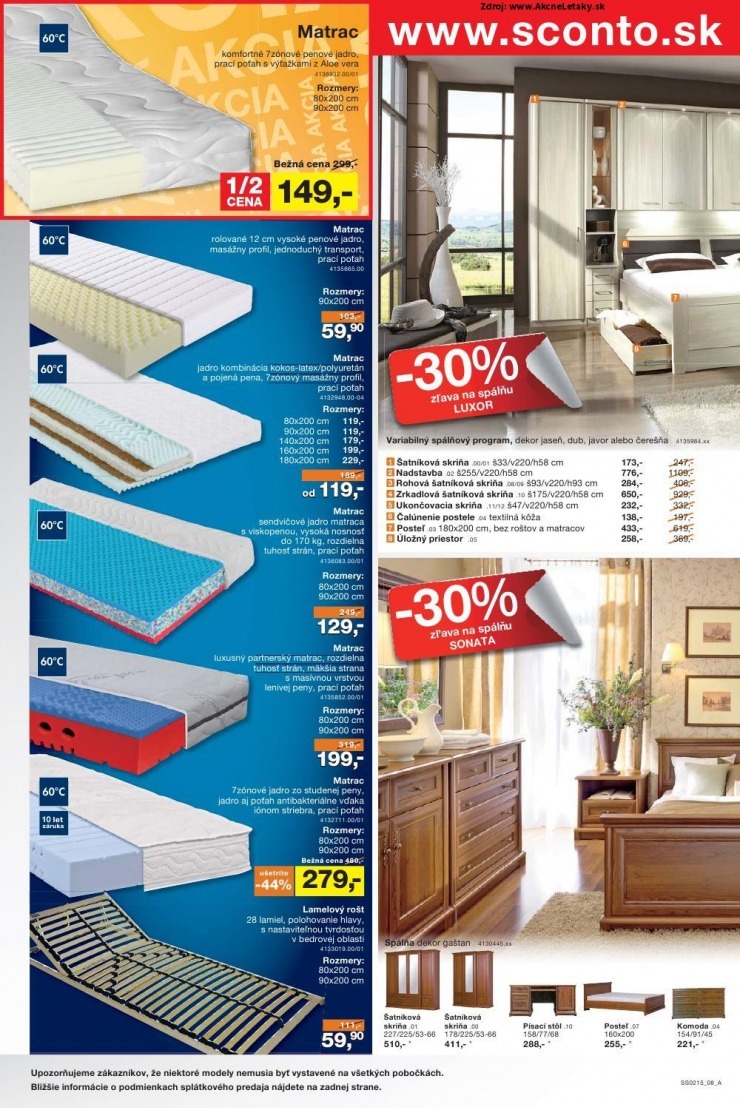 let�k ak�n� let�k Sconto n�bytok strana 8