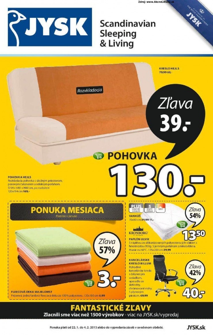 let�k akciov� let�k Jysk strana 1