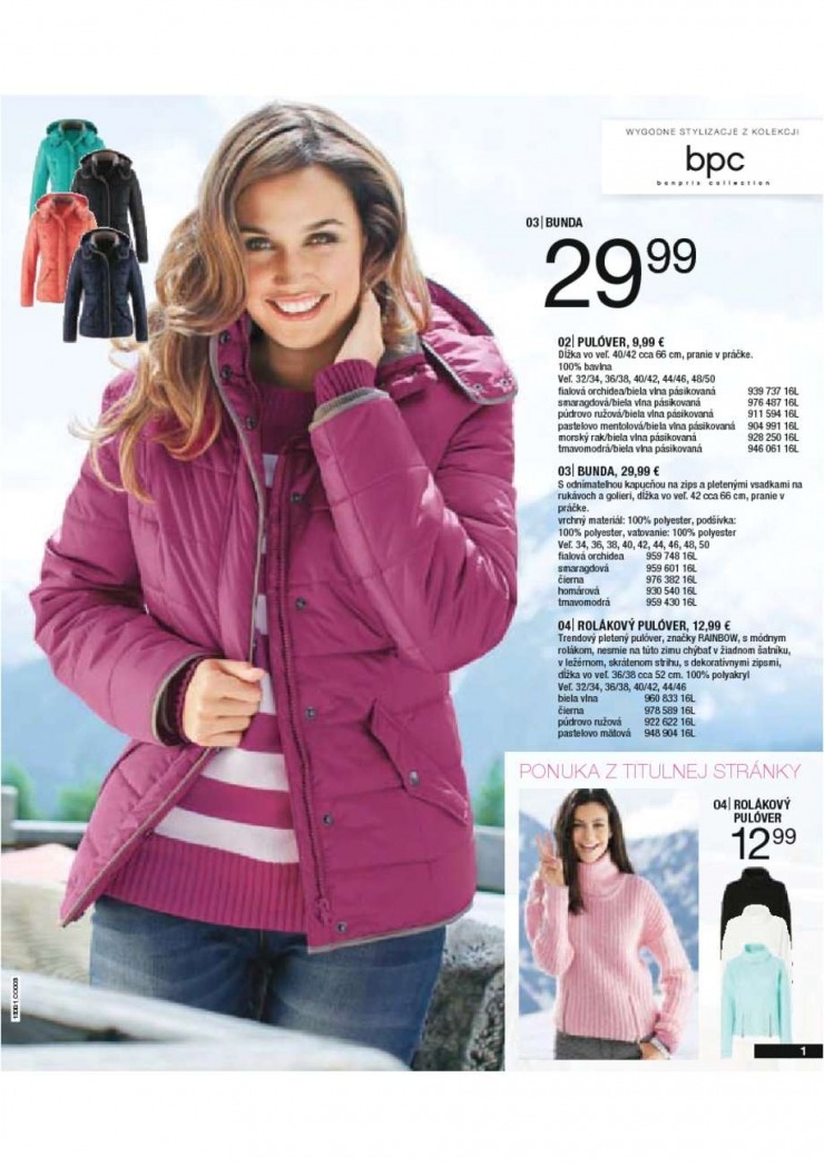 let�k aktu�ln� let�k BonPrix - V zimnej n�lade strana 3