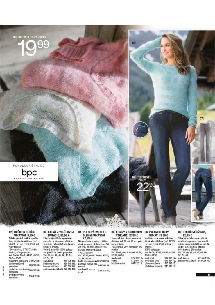 let�k aktu�ln� let�k BonPrix - V zimnej n�lade strana 7