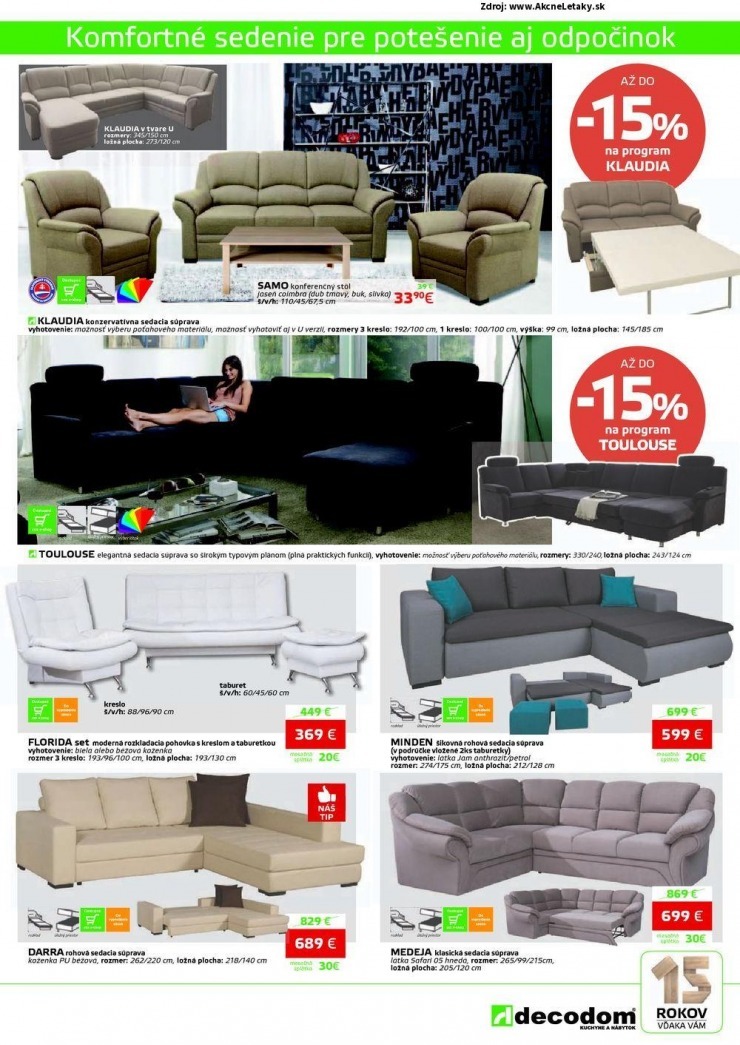 let�k �peci�lny let�k Decodom strana 15