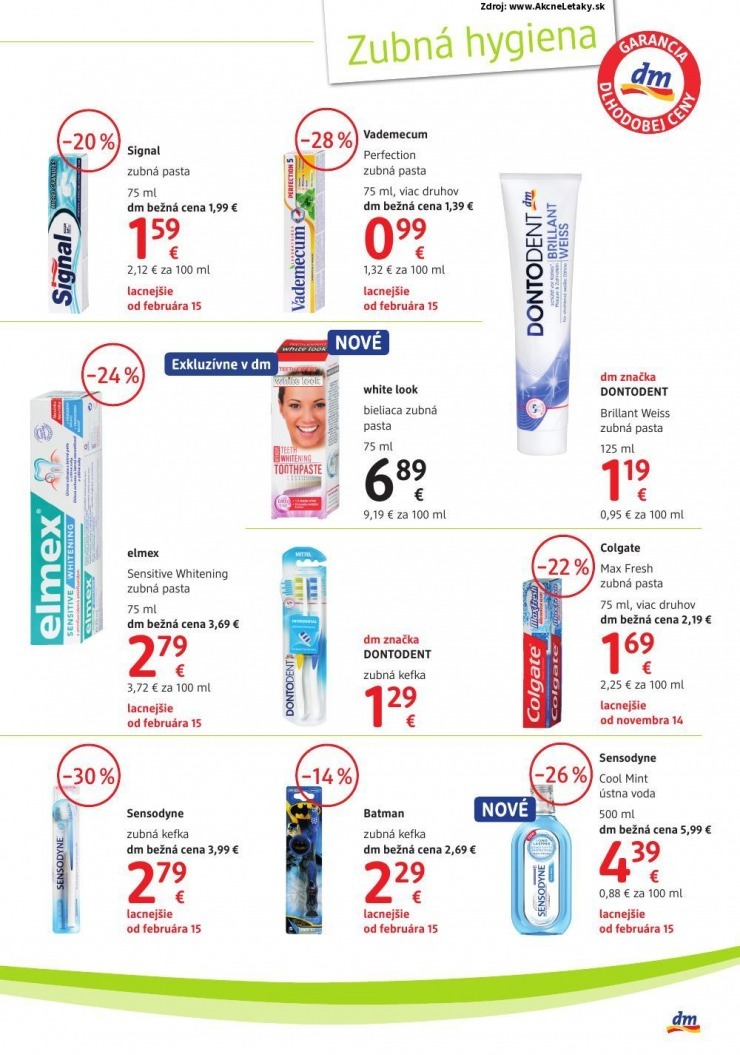 let�k akciov� ponuka dm drogerie strana 19