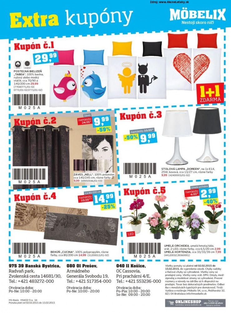 let�k akciov� M�belix let�k - B. Bystricu strana 16