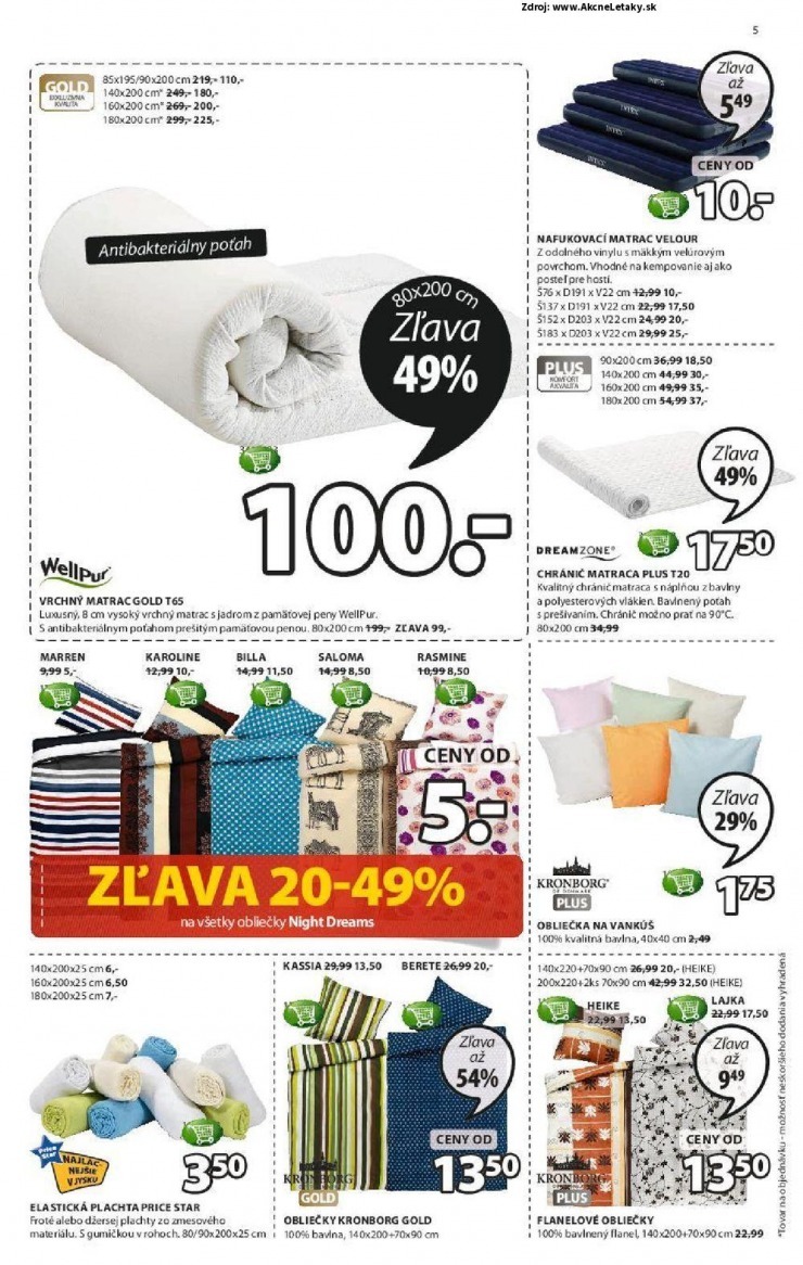 let�k mimoriadn� ponuka Jysk strana 5