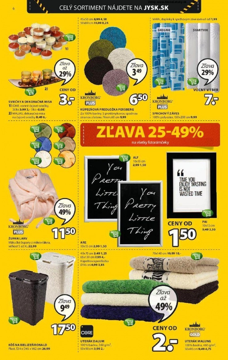 let�k mimoriadn� ponuka Jysk strana 6