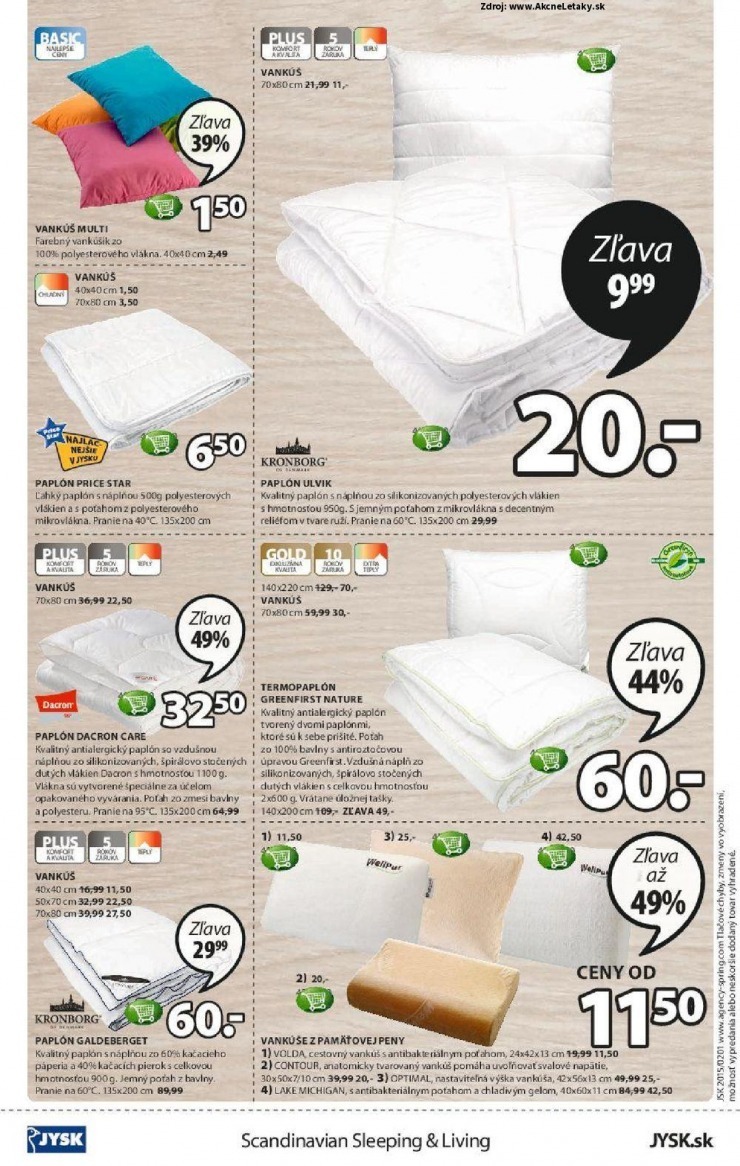 let�k mimoriadn� ponuka Jysk strana 8