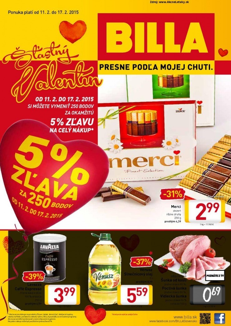 let�k �peci�lna ponuka Billa strana 1