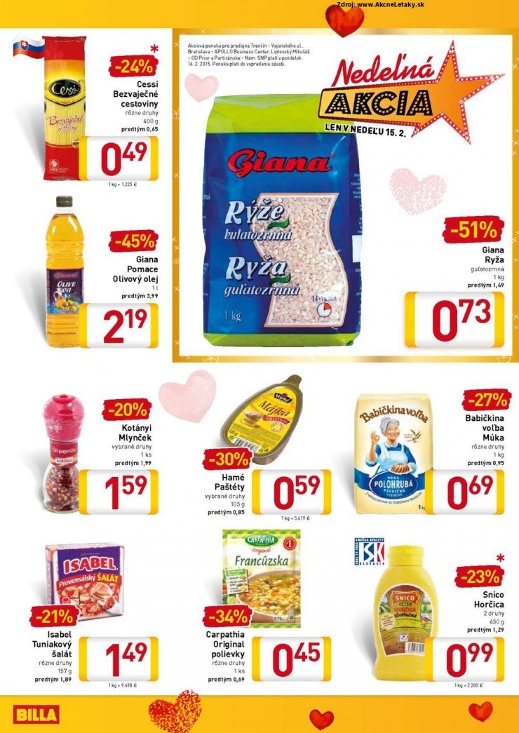 let�k �peci�lna ponuka Billa strana 7