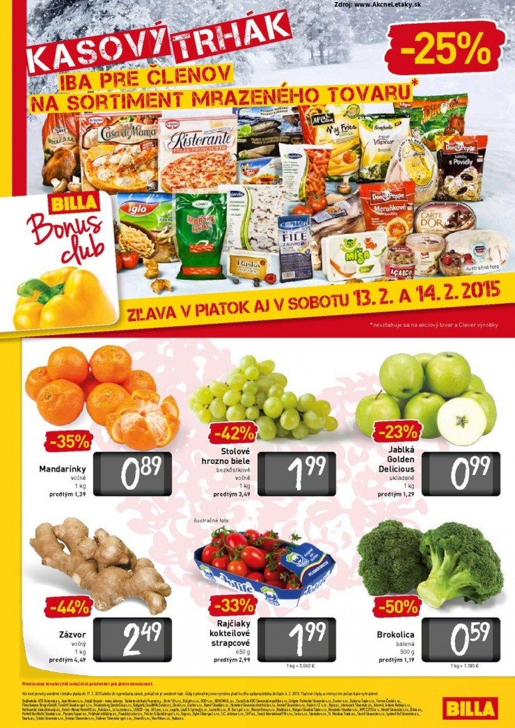 let�k �peci�lna ponuka Billa strana 14