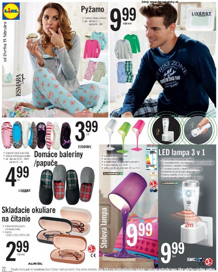 let�k Lidl ponuka - hviezdy t��d�a strana 22