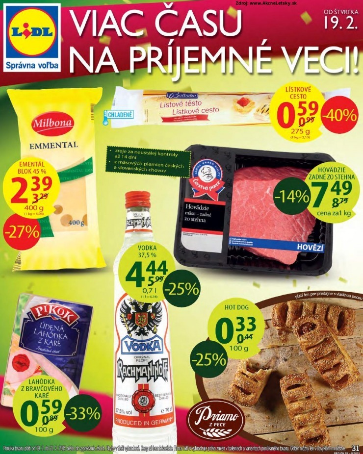 let�k Lidl ponuka - hviezdy t��d�a strana 31