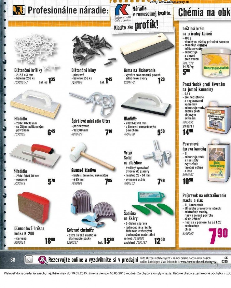 let�k ak�n� let�k HORNBACH strana 38