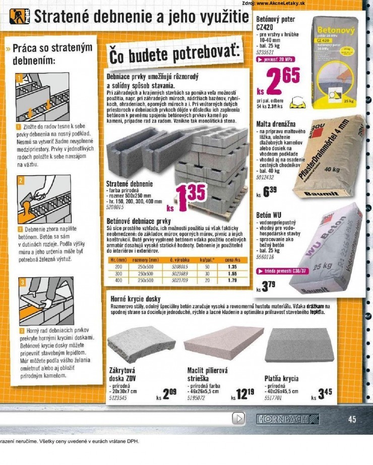 let�k ak�n� let�k HORNBACH strana 45