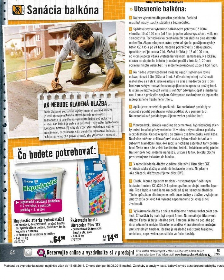 let�k ak�n� let�k HORNBACH strana 54