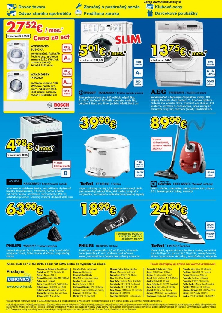 let�k Euronics let�k - rok prania zadarmo strana 4