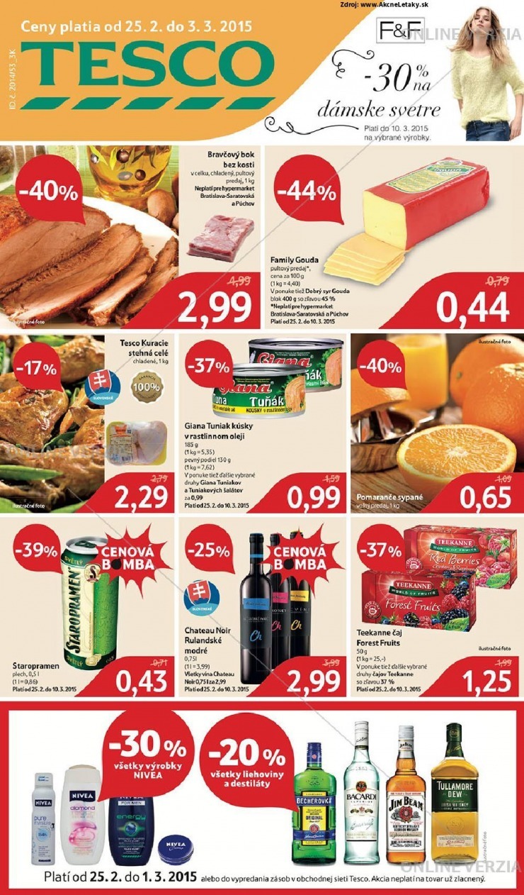 let�k Tesco extra ponuka strana 1