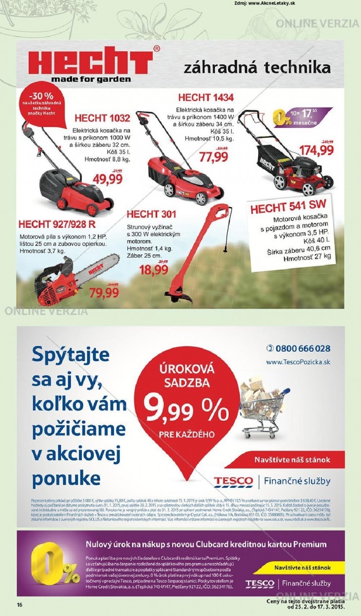 let�k Tesco extra ponuka strana 16
