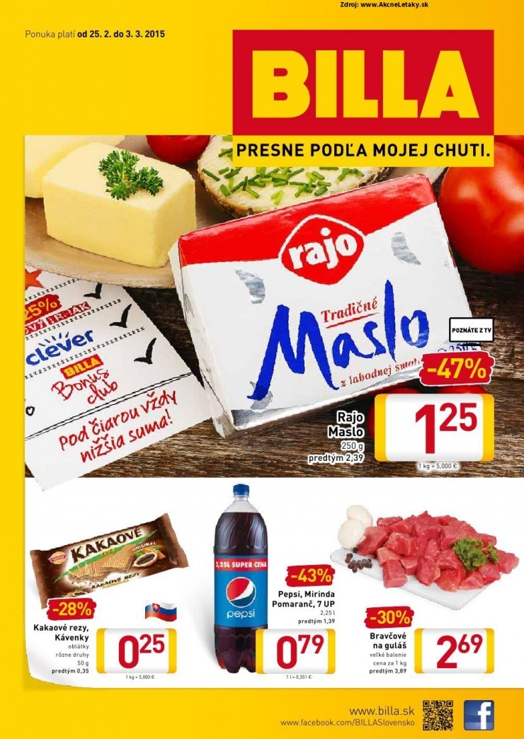 let�k aktu�lny Billa let�k strana 1