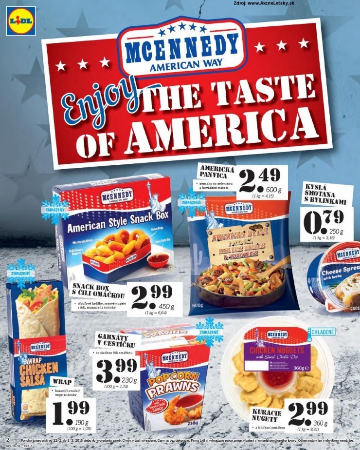 let�k Lidl let�k - v americkom �t�le strana 2