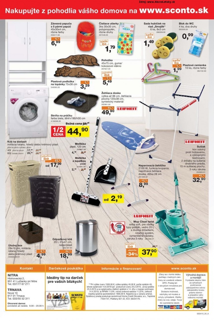 let�k exklitivn� let�k Sconto n�bytok strana 20