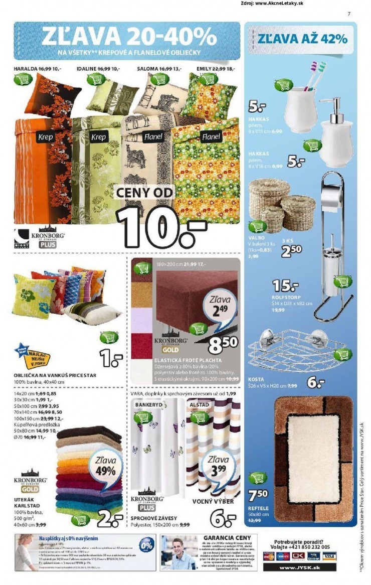 let�k ak�n� ponuka Jysk strana 7