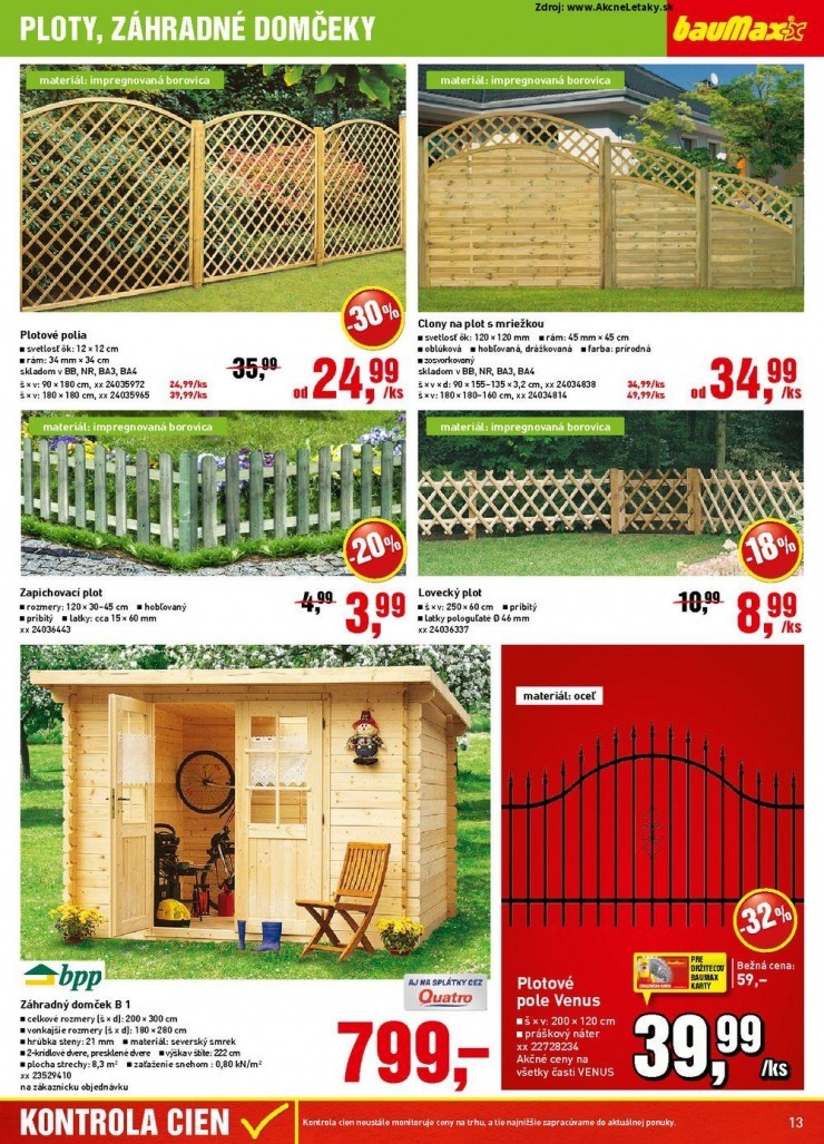 let�k bauMax aktu�lna ponuka strana 13