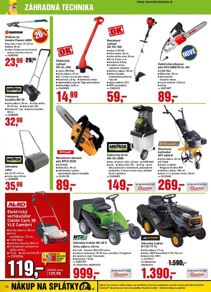 let�k bauMax aktu�lna ponuka strana 14