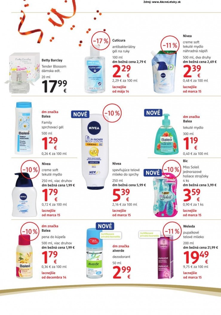 let�k exkluz�vny let�k dm drogerie strana 12