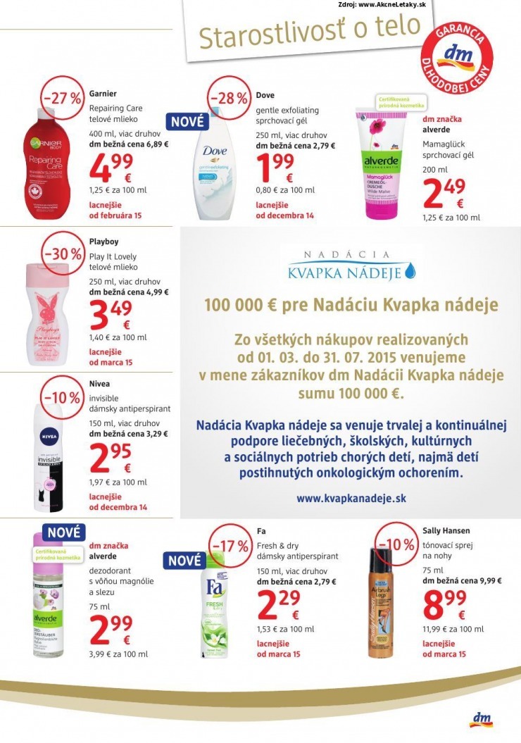 let�k exkluz�vny let�k dm drogerie strana 13