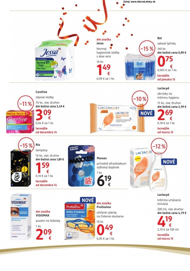 let�k exkluz�vny let�k dm drogerie strana 14