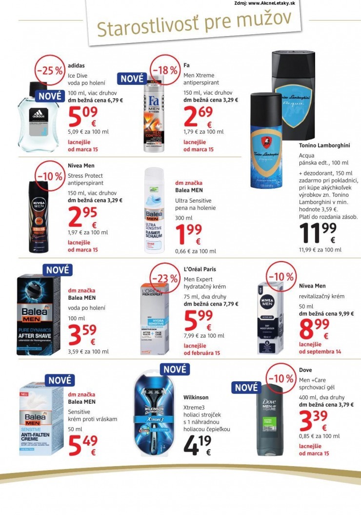 let�k exkluz�vny let�k dm drogerie strana 18