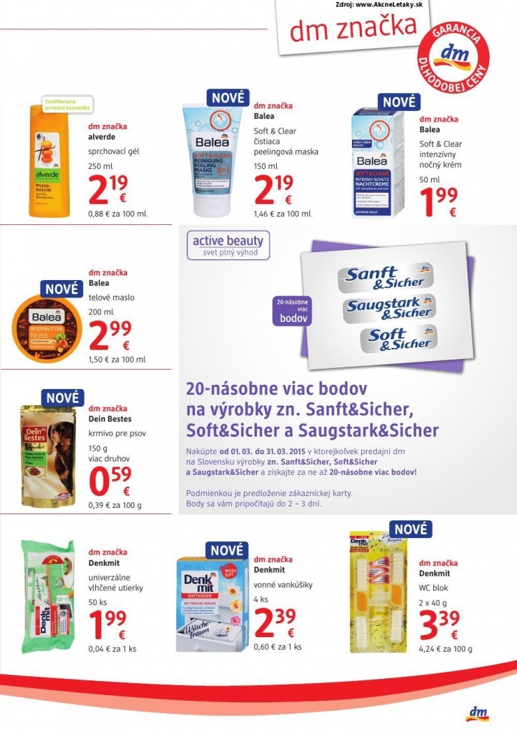 let�k exkluz�vny let�k dm drogerie strana 21