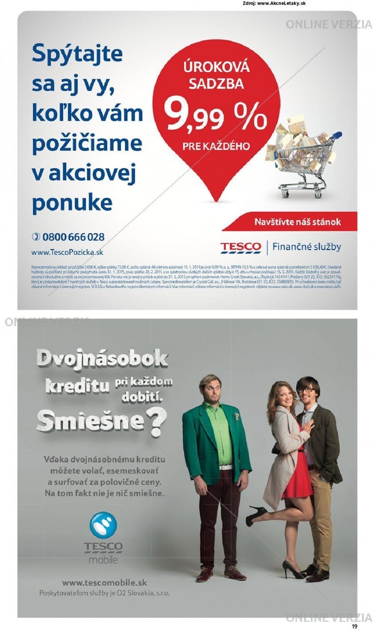 let�k mimoriadn� let�k Tesco strana 19