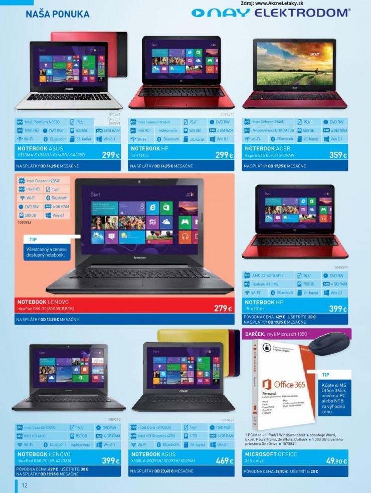 let�k akciov� let�k NAY Elektrodom strana 12