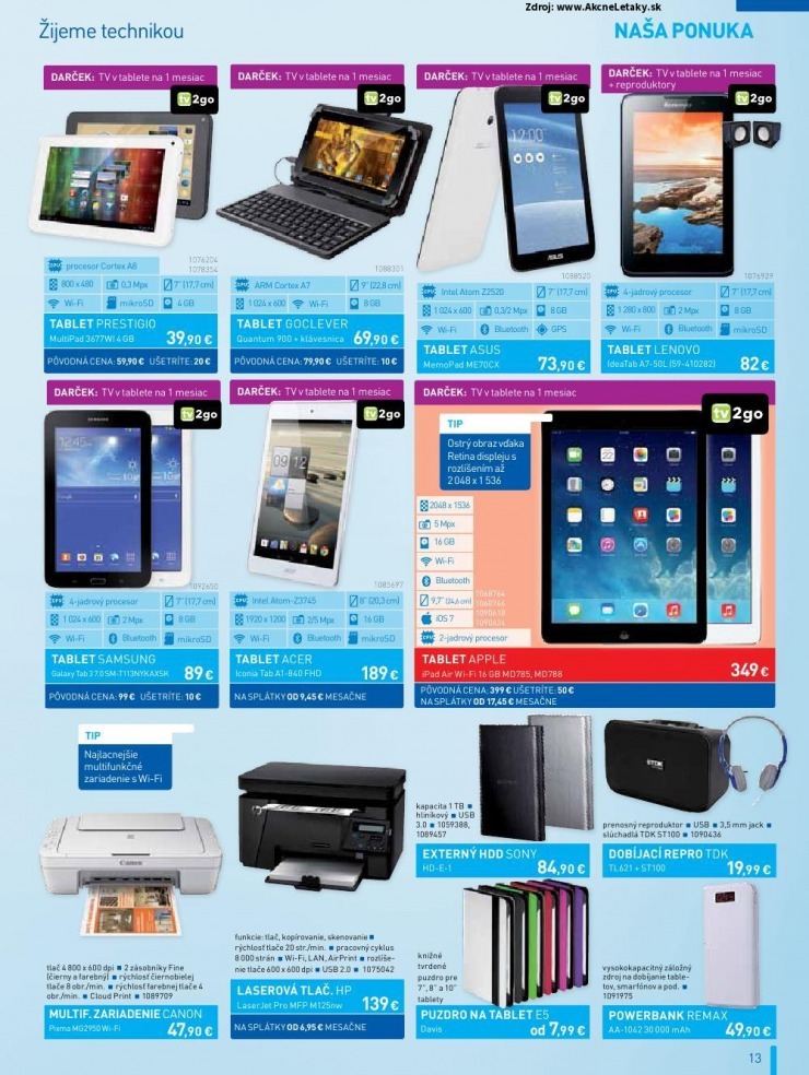 let�k akciov� let�k NAY Elektrodom strana 13