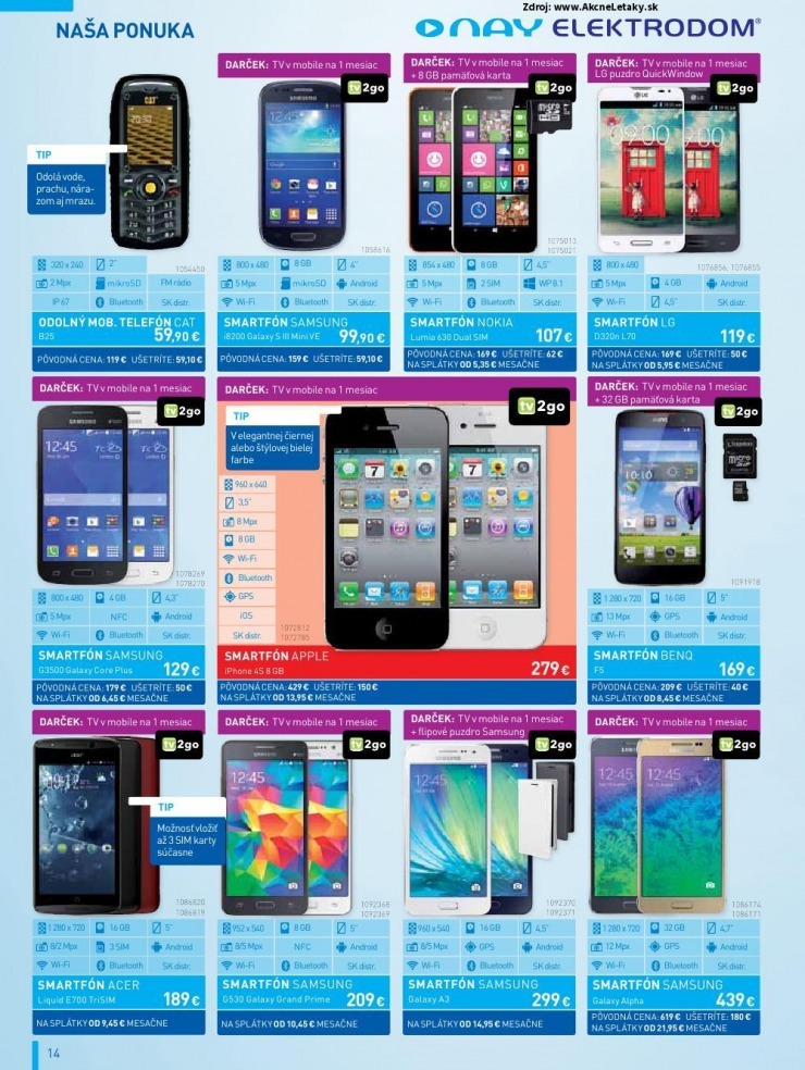 let�k akciov� let�k NAY Elektrodom strana 14