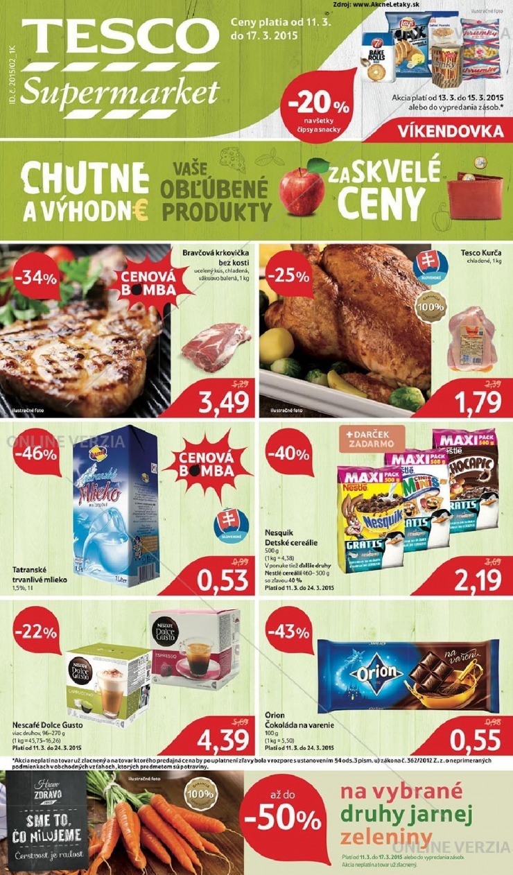 let�k Tesco let�k - chutne a v�hodne strana 1
